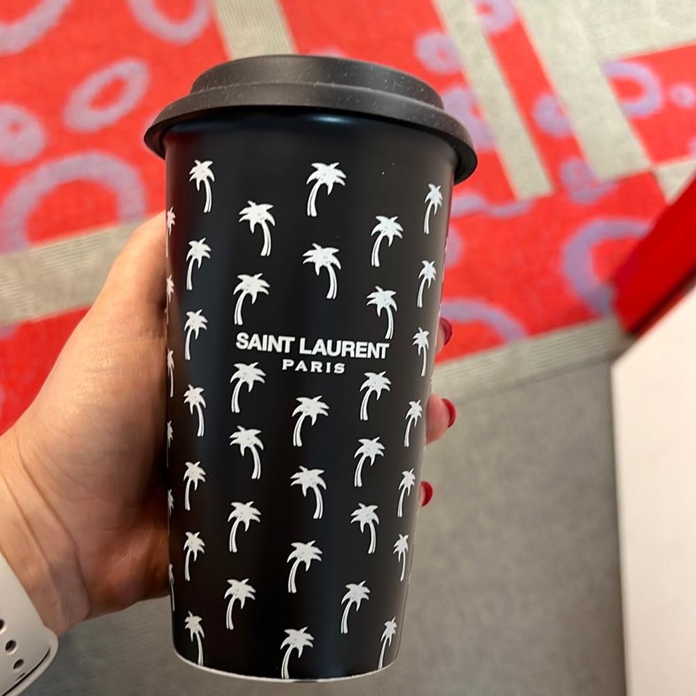 Brand new Saint Laurent coffee cup